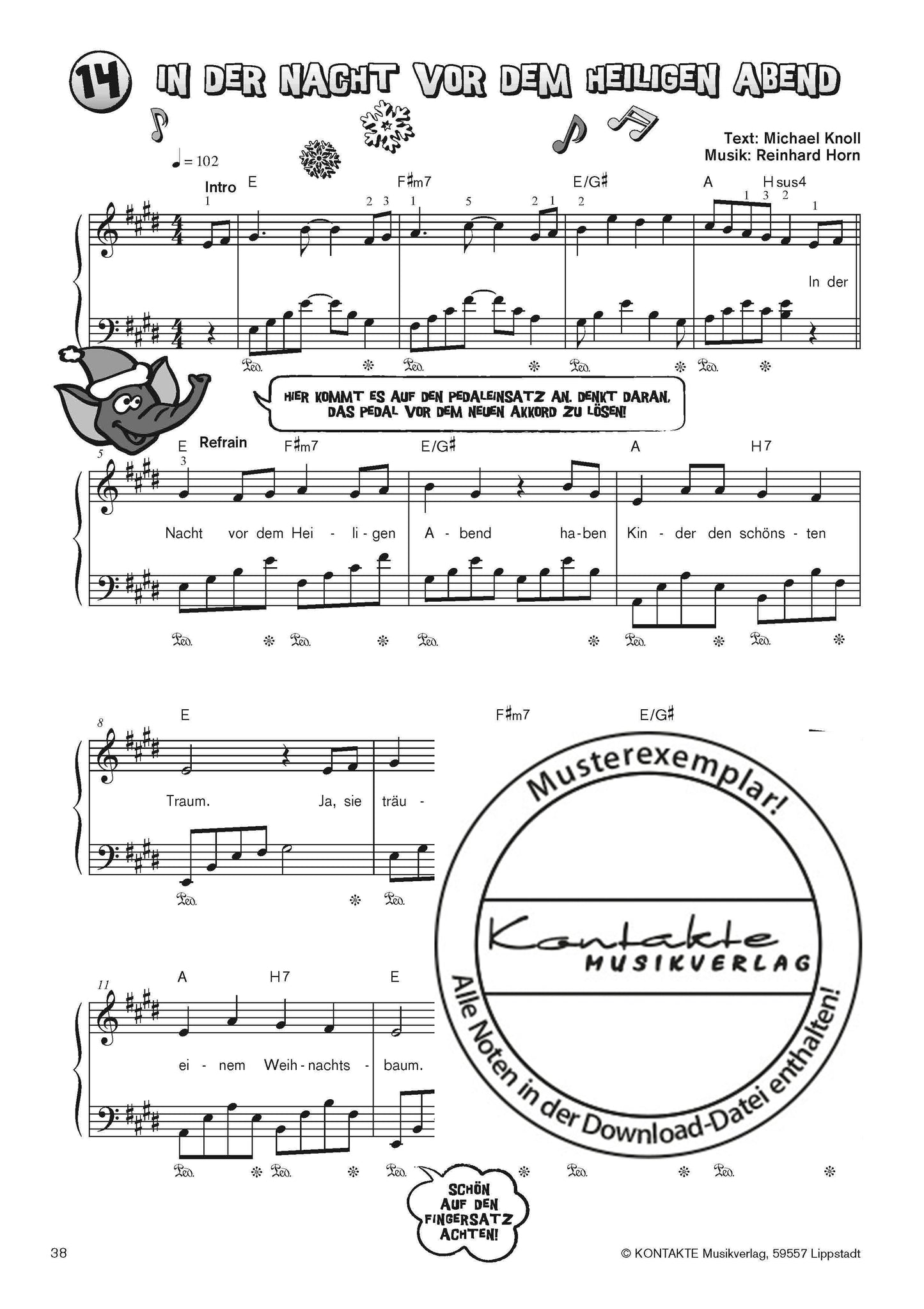 Mein Weihnachtsklavierbuch (Klaviernoten)