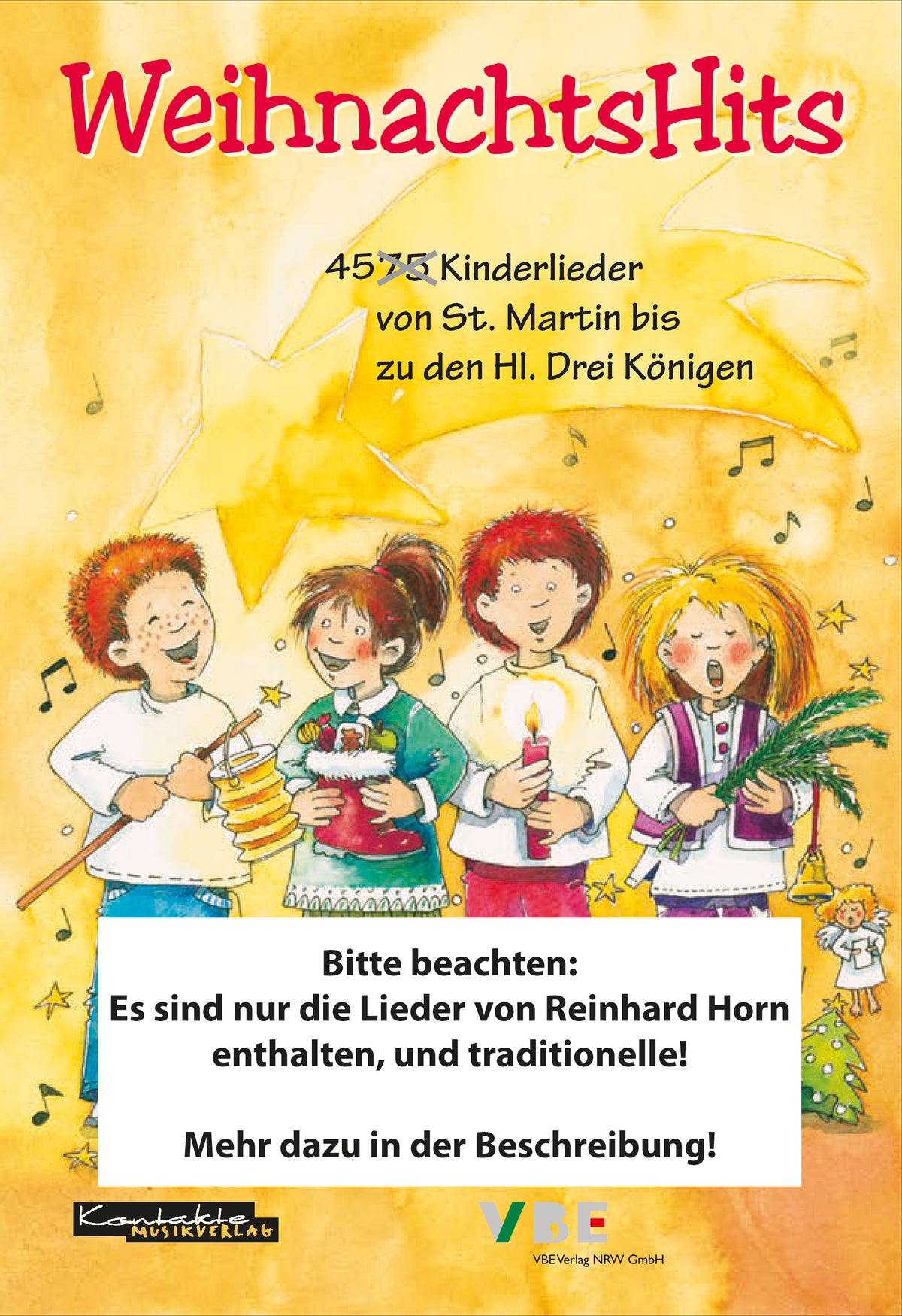 WeihnachtsHits (Noten-Auswahl – Lieder von Reinhard Horn und traditionelle)
