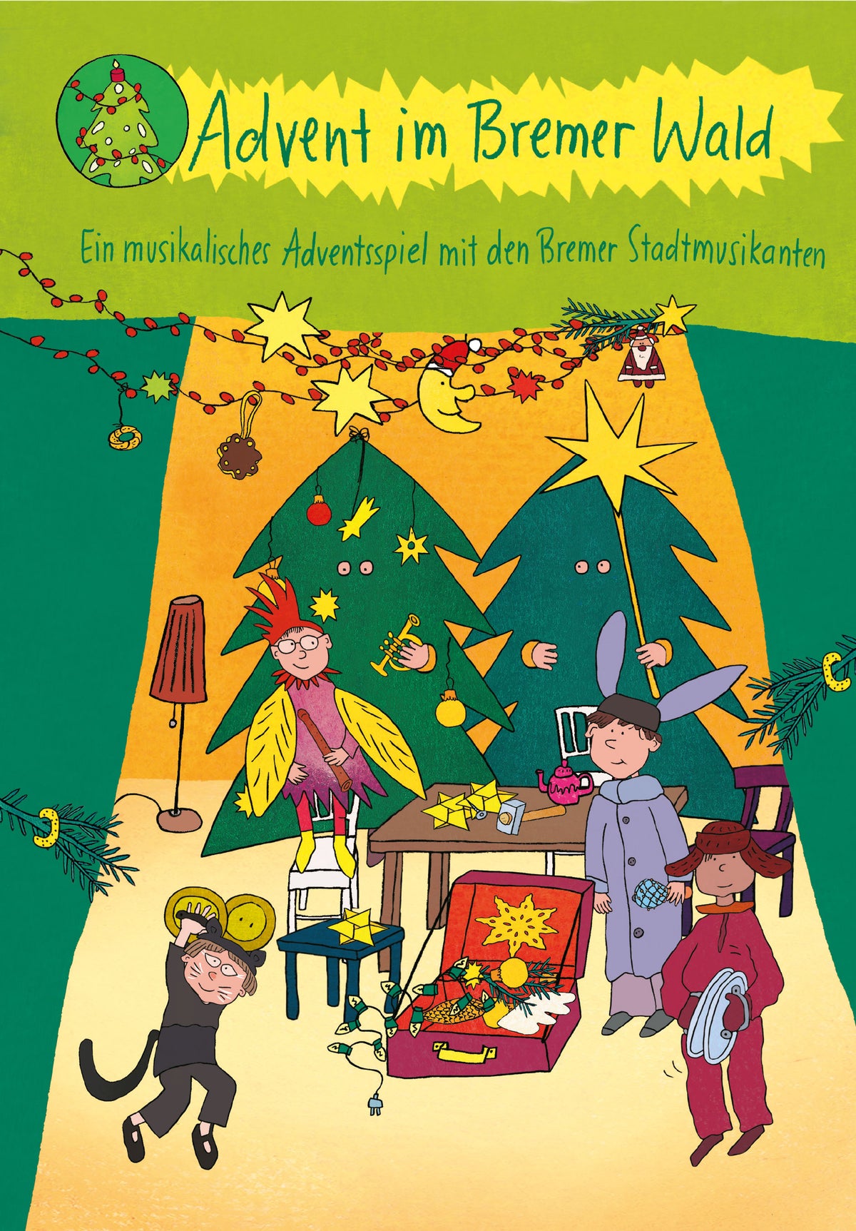 Advent im Bremer Wald – Ein musikalisches Adventsspiel mit den Bremer Stadtmusikanten (eBook Musical) aus Drei Minimusicals zur Advents- und Weihnachtszeit