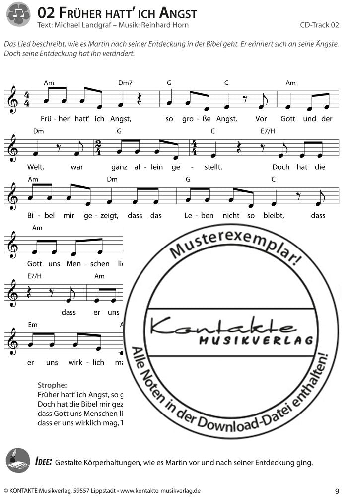 Habe Mut! Martin Luther und die Suche nach Gott (Noten)