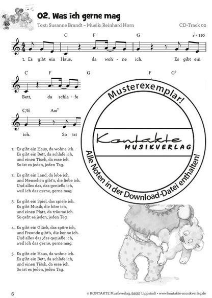 Krabbellieder für Krabbelkinder (Noten)