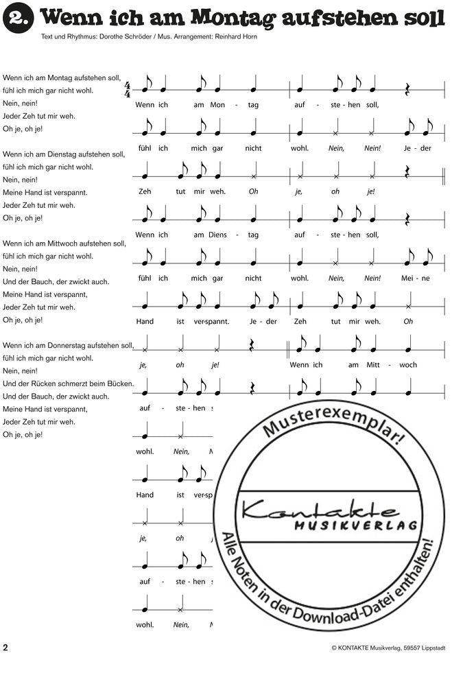 Praktisch! Musik 2 – Rhythmix – gesprochen, gereimt, gelernt, gelacht (Noten)