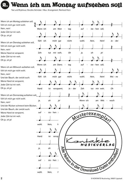 Praktisch! Musik 2 – Rhythmix – gesprochen, gereimt, gelernt, gelacht (Noten)