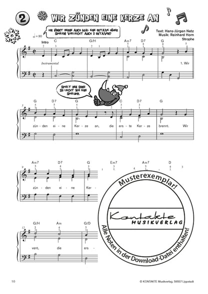 Mein Weihnachtsklavierbuch (Klaviernoten)