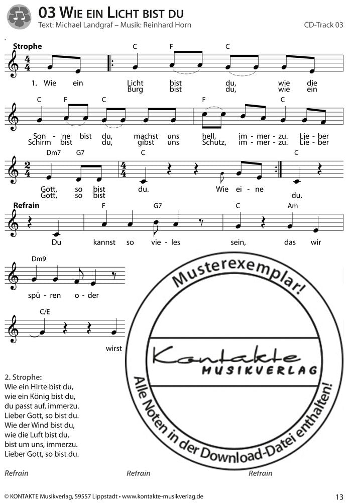 Habe Mut! Martin Luther und die Suche nach Gott (Noten)