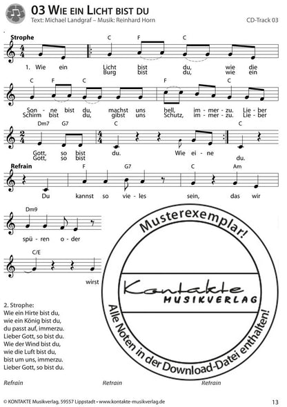Habe Mut! Martin Luther und die Suche nach Gott (Noten)