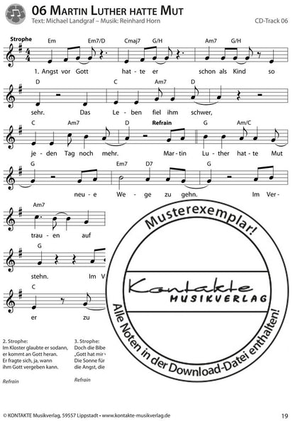 Habe Mut! Martin Luther und die Suche nach Gott (Noten)
