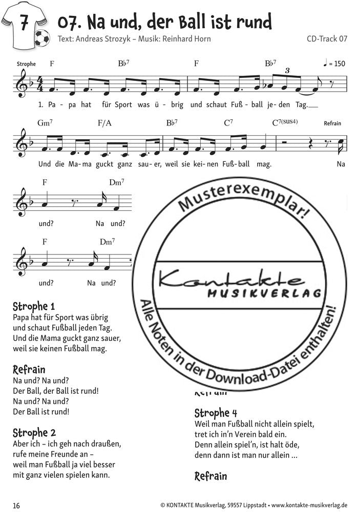 Fußball, football, soccer (Noten)