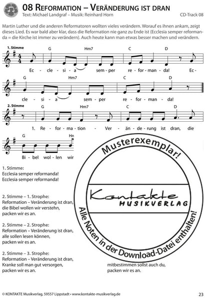 Habe Mut! Martin Luther und die Suche nach Gott (Noten)