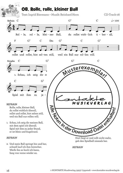 Krabbellieder für Krabbelkinder (Noten)