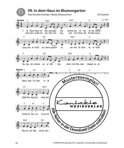 Singen ist ’ne coole Sache (Noten)