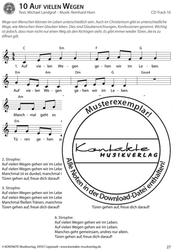Habe Mut! Martin Luther und die Suche nach Gott (Noten)