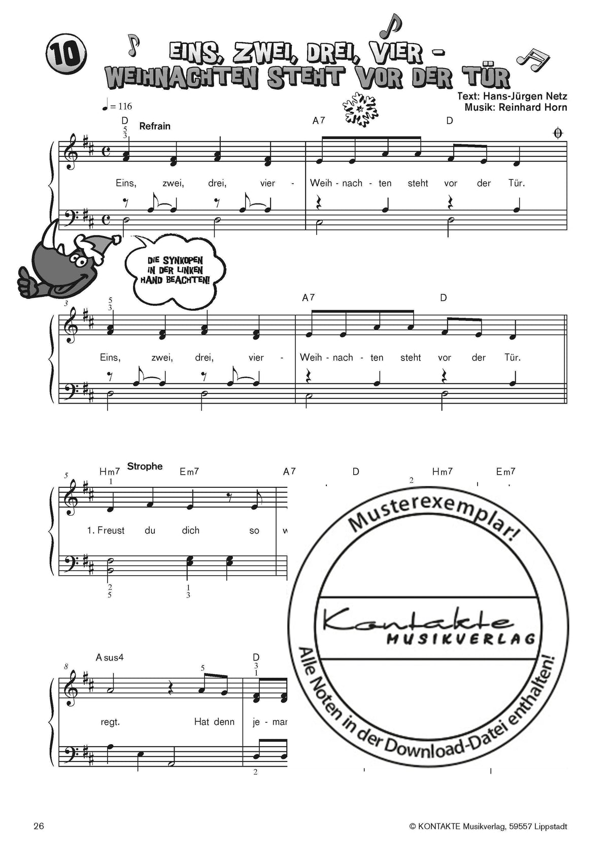 Mein Weihnachtsklavierbuch (Klaviernoten)