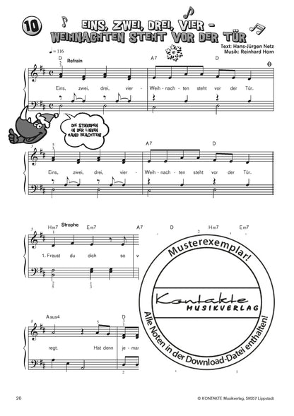 Mein Weihnachtsklavierbuch (Klaviernoten)