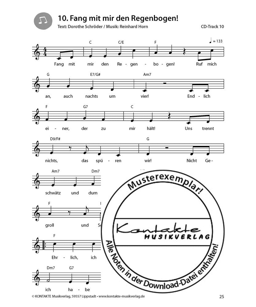 Singen ist ’ne coole Sache (Noten)