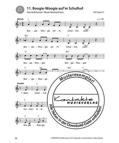 Singen ist ’ne coole Sache (Noten)