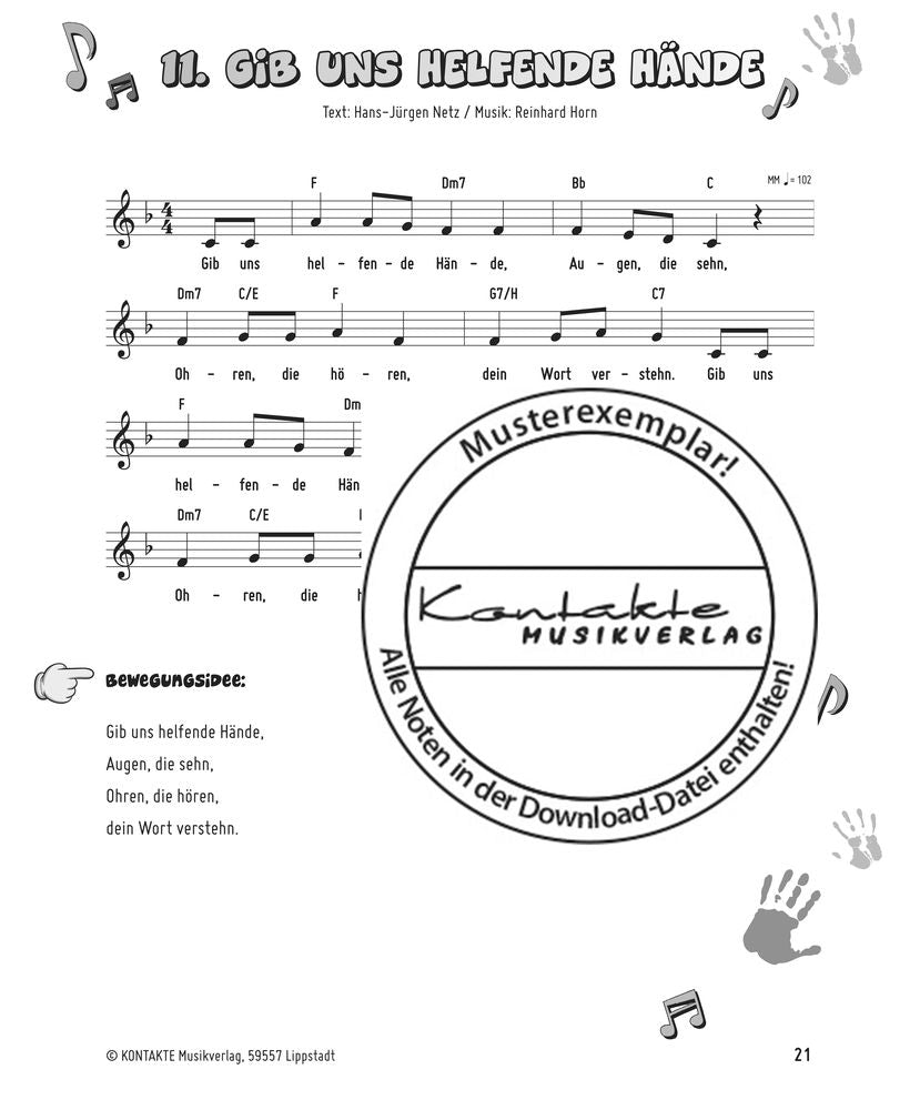 Einfach nur so bist du von Gott geliebt (Noten)