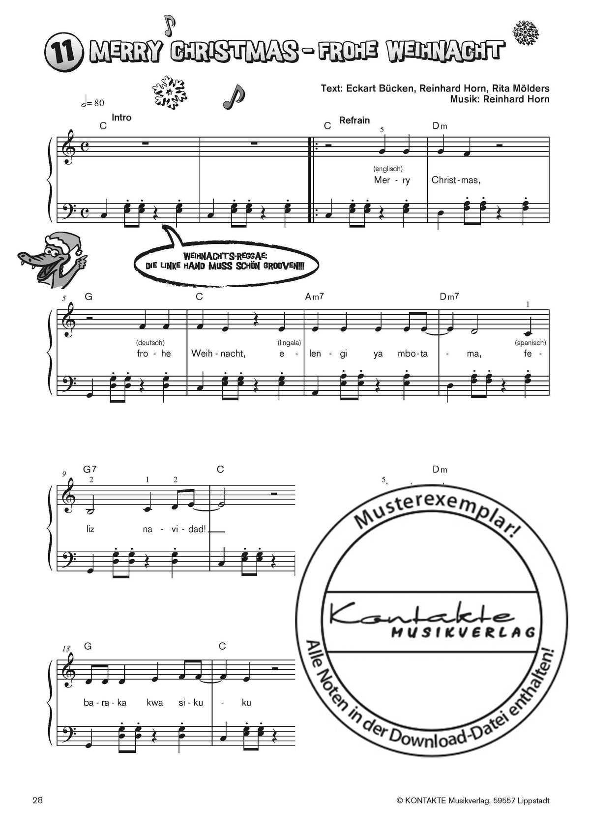 Mein Weihnachtsklavierbuch (Klaviernoten)