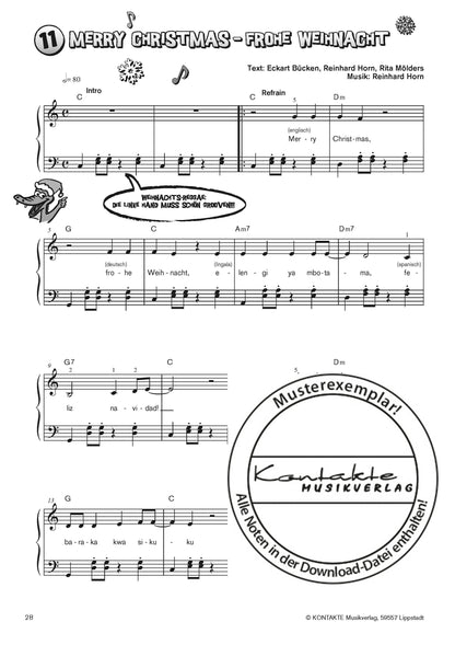 Mein Weihnachtsklavierbuch (Klaviernoten)