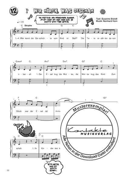 Mein Weihnachtsklavierbuch (Klaviernoten)