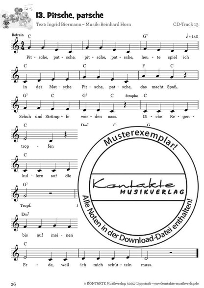Krabbellieder für Krabbelkinder (Noten)