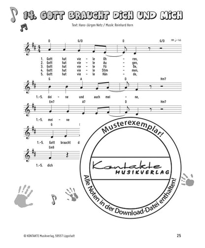 Einfach nur so bist du von Gott geliebt (Noten)