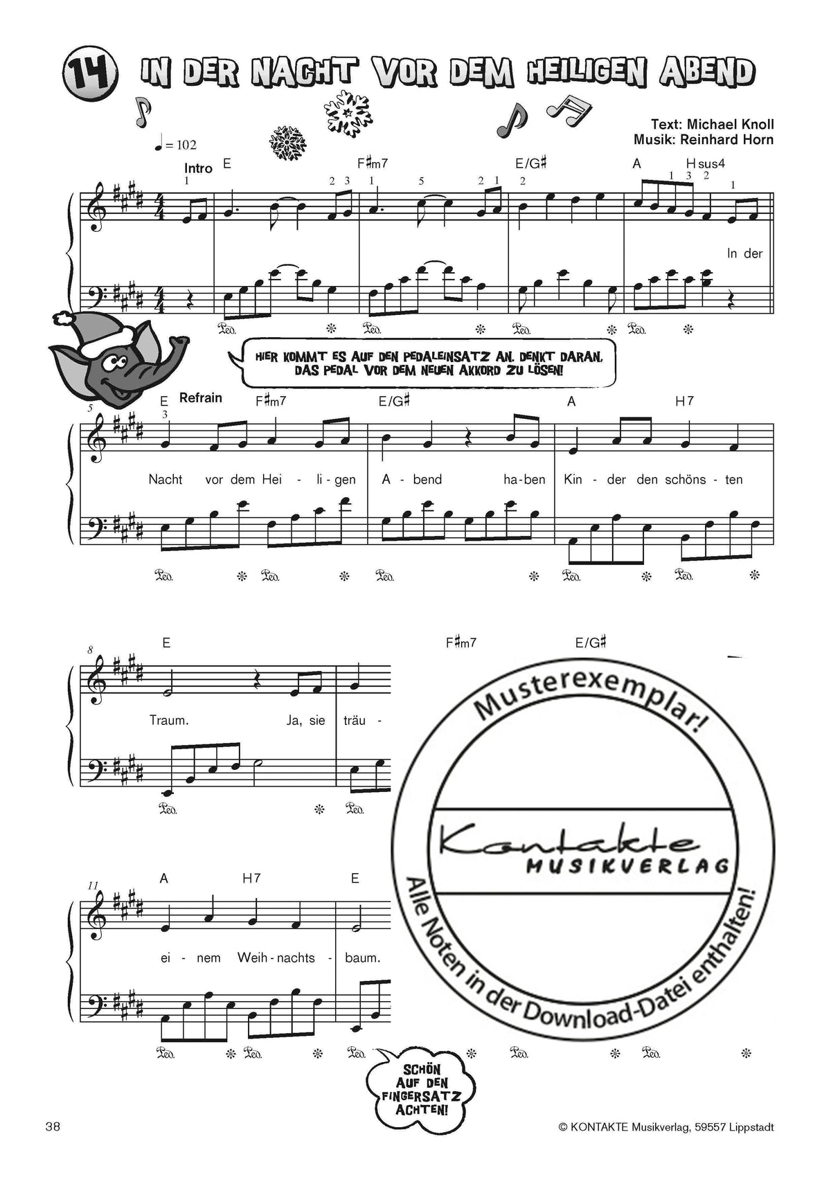 Mein Weihnachtsklavierbuch (Klaviernoten)