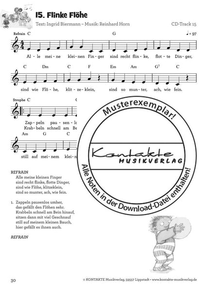 Krabbellieder für Krabbelkinder (Noten)