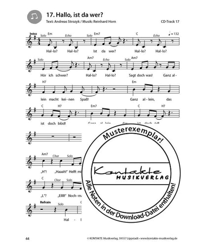Singen ist ’ne coole Sache (Noten)