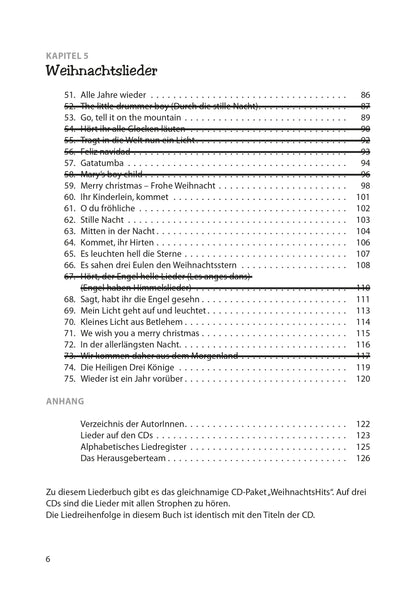 WeihnachtsHits (Noten-Auswahl – Lieder von Reinhard Horn und traditionelle)