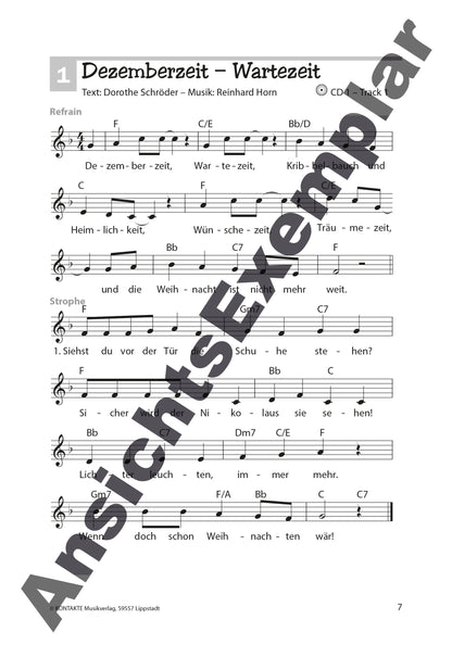WeihnachtsHits (Noten-Auswahl – Lieder von Reinhard Horn und traditionelle)
