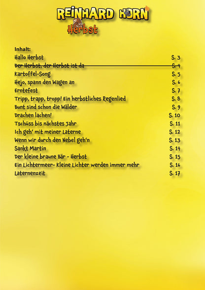 Herbst – Meine Jahreszeiten-Hits (Noten)