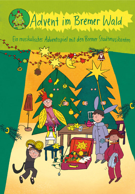 Advent im Bremer Wald – Ein musikalisches Adventsspiel mit den Bremer Stadtmusikanten (eBook Musical) aus Drei Minimusicals zur Advents- und Weihnachtszeit