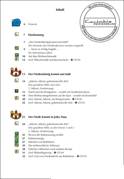 Advent und Weihnachten mit dem Friedenskreuz (eBook)