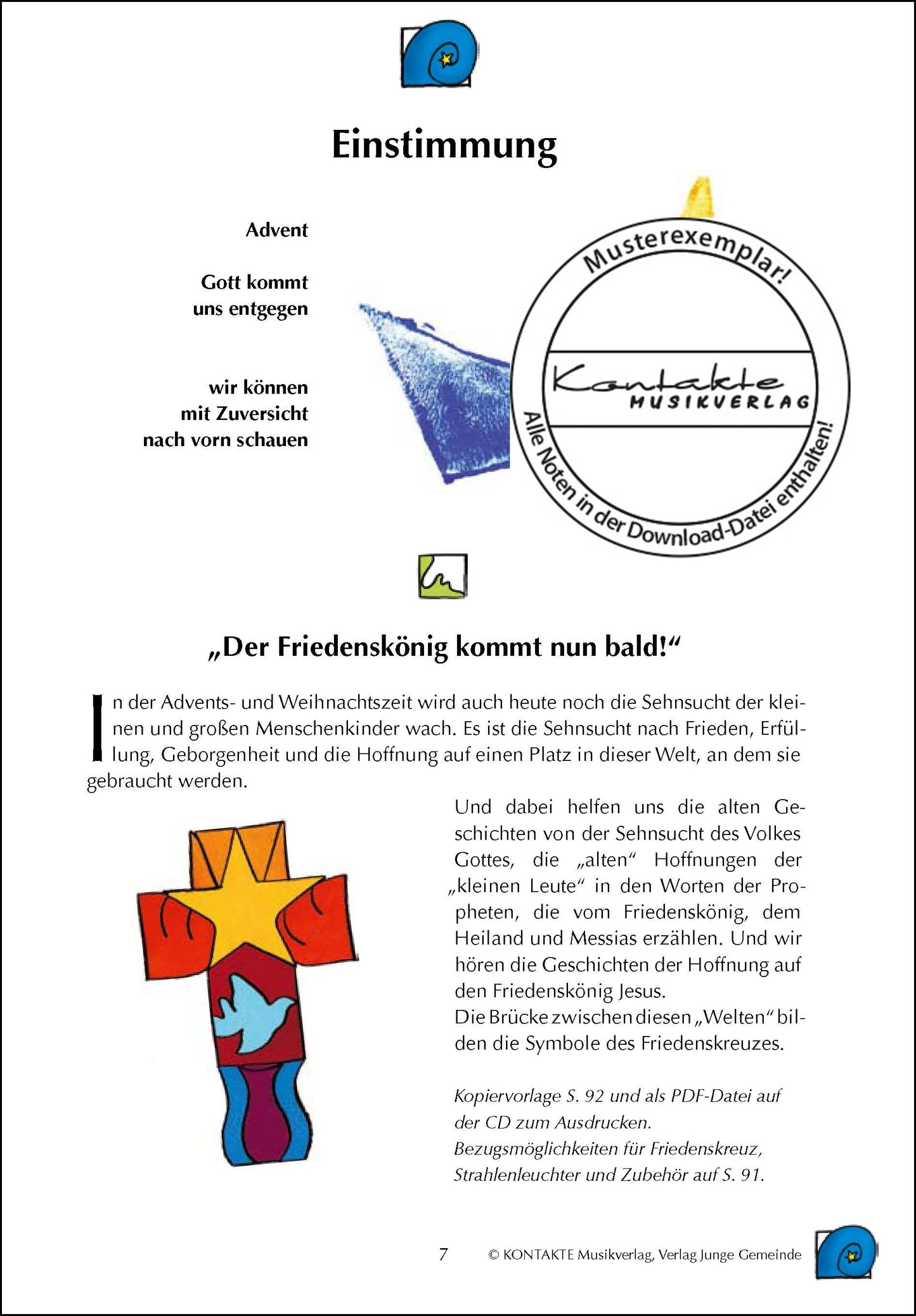 Advent und Weihnachten mit dem Friedenskreuz (eBook)