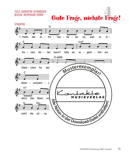 Eine Kuh mit Tattoo (Noten)
