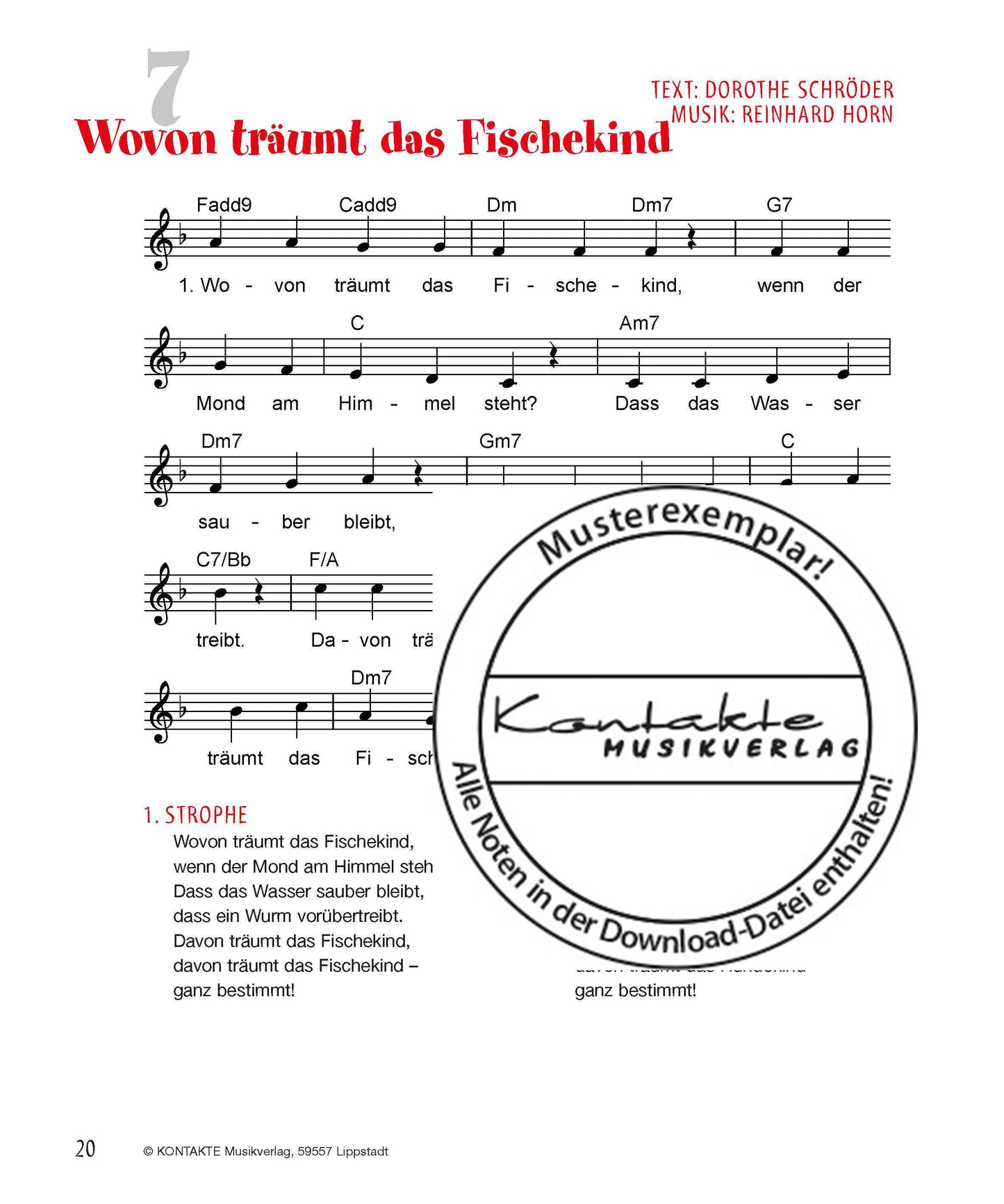 Eine Kuh mit Tattoo (Noten)