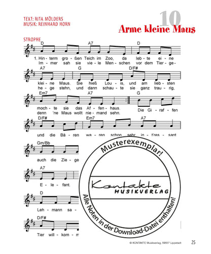 Eine Kuh mit Tattoo (Noten)