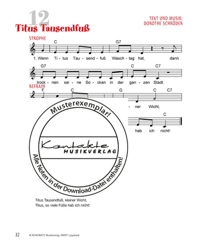 Eine Kuh mit Tattoo (Noten)