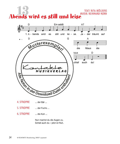 Eine Kuh mit Tattoo (Noten)