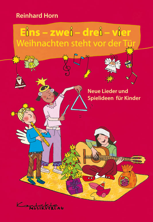 Eins, zwei, drei, vier Weihnachten steht vor der Tür (Noten)