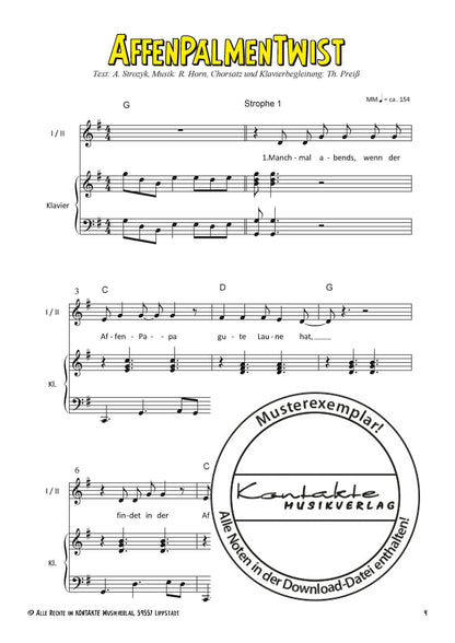Lachen, Singen, Tanzen (Chornoten)