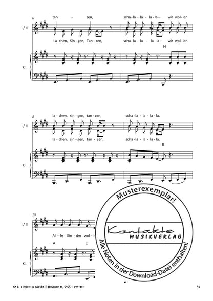 Lachen, Singen, Tanzen (Chornoten)