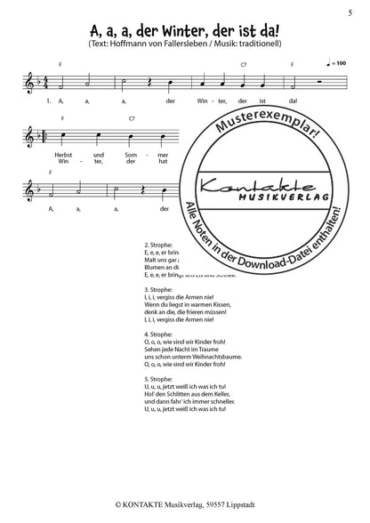 Winter – Meine Jahreszeiten-Hits (Noten)