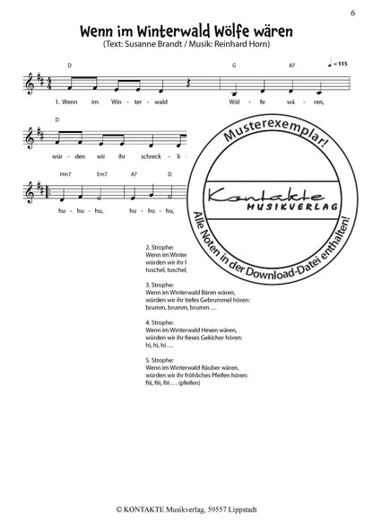Winter – Meine Jahreszeiten-Hits (Noten)