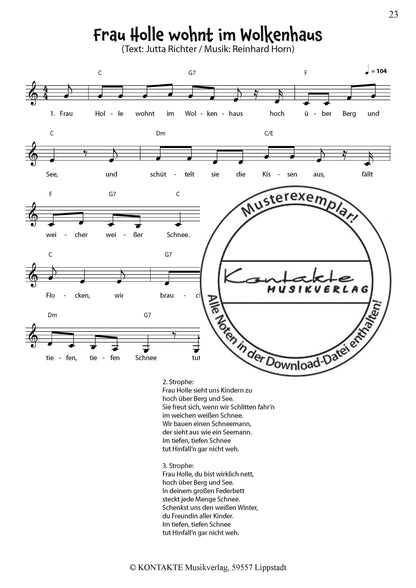 Winter – Meine Jahreszeiten-Hits (Noten)