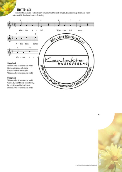 Frühling – Meine Jahreszeiten-Hits (Noten)