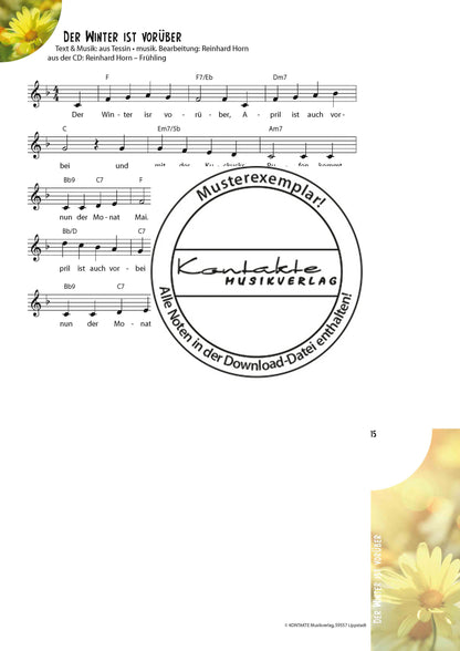 Frühling – Meine Jahreszeiten-Hits (Noten)