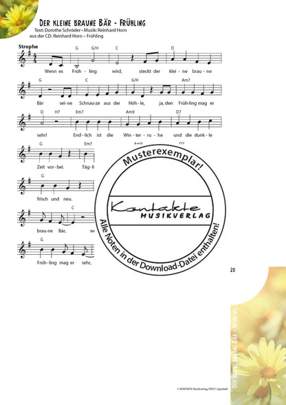 Frühling – Meine Jahreszeiten-Hits (Noten)