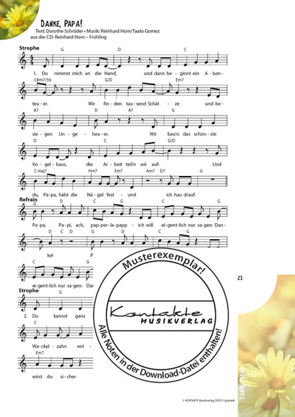 Frühling – Meine Jahreszeiten-Hits (Noten)